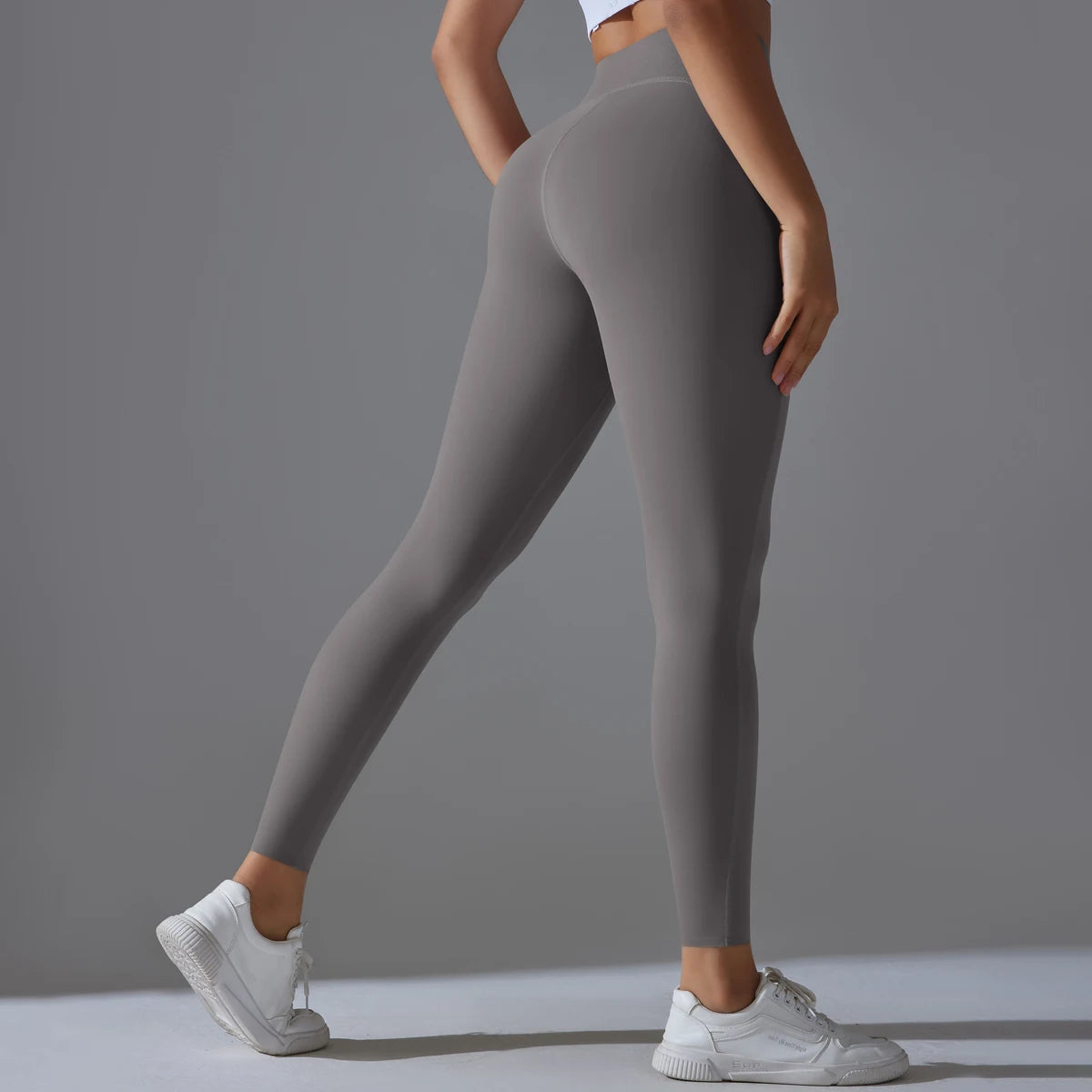 High Waist Yoga Leggings – Tummy Control, Squat-Proof Slimming Booty Pants for Running, Cycling, and Gym Workouts