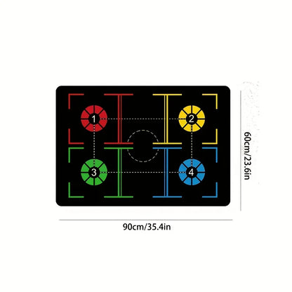Basketball Training Mat – Non-Slip, Soundproof Indoor Ball Control & Dribbling Drill Mat for Kids & Teens