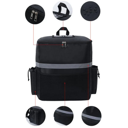 35L Extra Large Thermal Food Cooler Bag — Insulated Backpack for Food Delivery, Fresh-Keeping & Refrigerator Transport