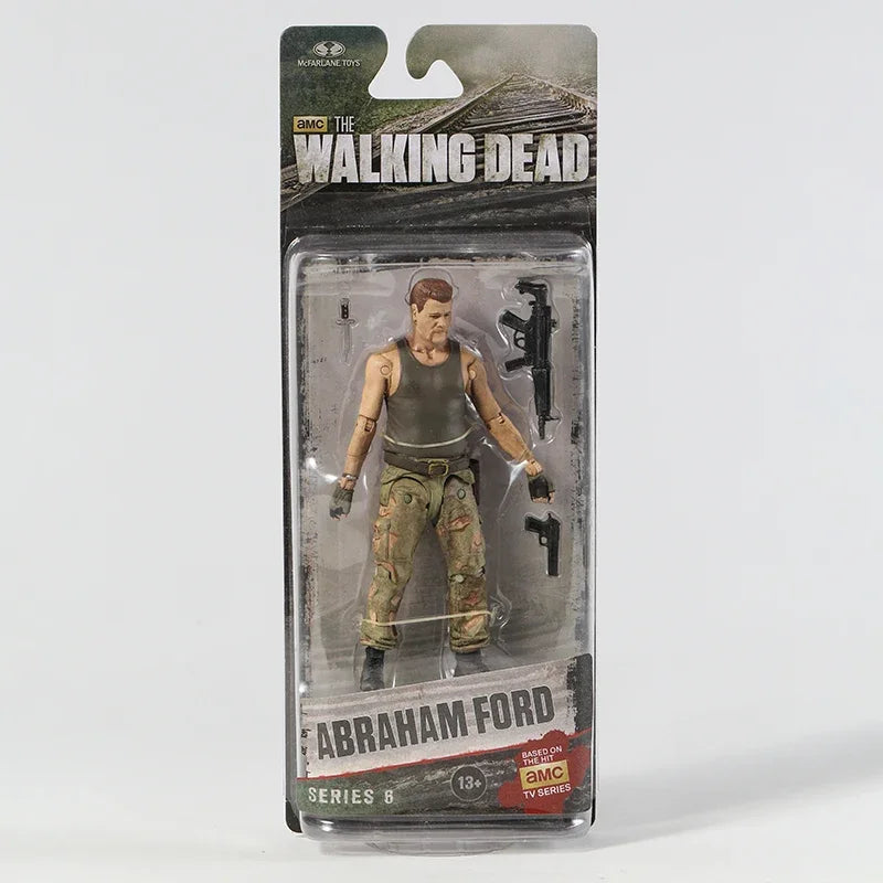 The Walking Dead Action Figure Collection - Abraham Ford Rick Grimes Michonne Governor PVC Model Doll Toys