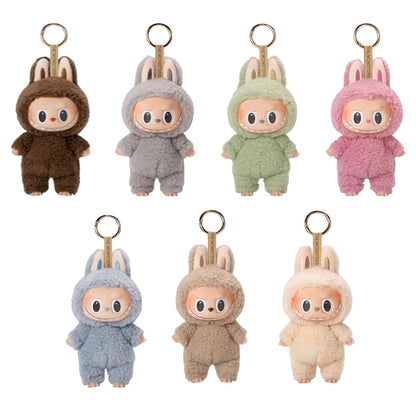 Labubu Anime Plush Doll Figure – Sweetheart Vinyl Pendant, Kawaii Backpack Decoration, Kids Christmas Gift