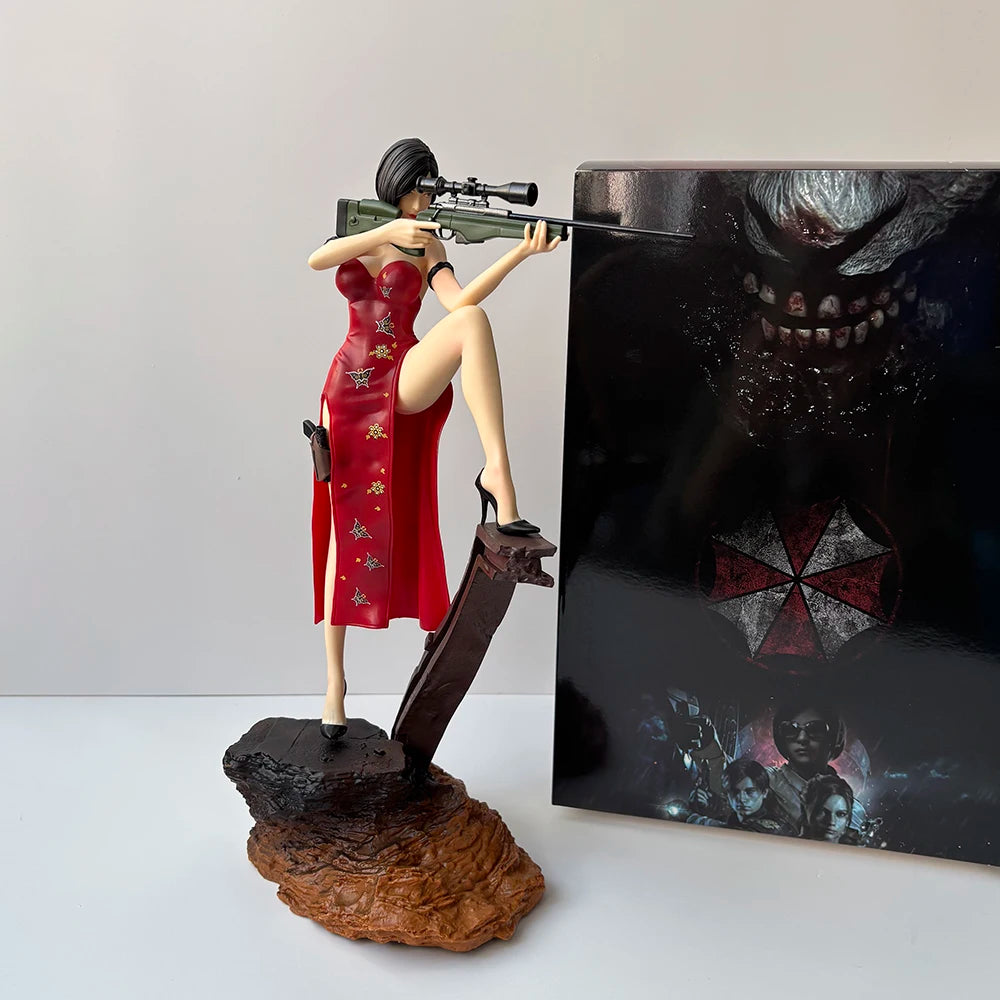 Biohazard RE Jill Valentine & Leon S. Kennedy Anime Figure – Evil Game Collectible Statue for Birthday Gifts