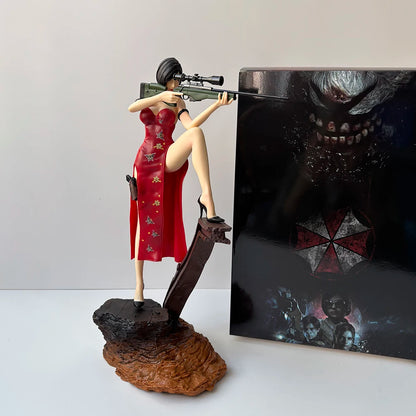 Biohazard RE Jill Valentine & Leon S. Kennedy Anime Figure – Evil Game Collectible Statue for Birthday Gifts