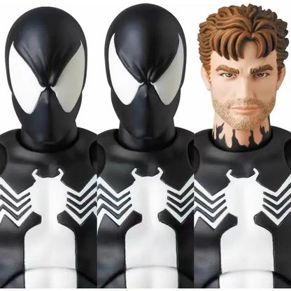 CT 1/12 Spider-Man MAFEX 147 Black Suit Venom Action Figure 6" Anime Model Toy Collectible
