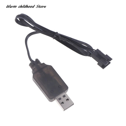 7.4V SM-4P USB Battery Charger - Compatible with DE36W, DE65, HM202, EC08, EC16 M416 RC Car and Gel Ball Blaster Batteries