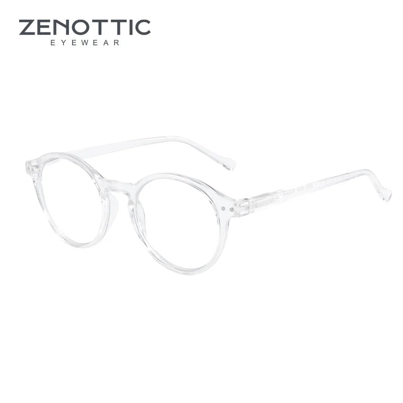 ZENOTTIC 2025 Retro Reading Glasses – Anti-Blue Light Blocking Eyeglasses for Women & Men, Diopter 0 to 4.0