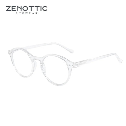 ZENOTTIC 2025 Retro Reading Glasses – Anti-Blue Light Blocking Eyeglasses for Women & Men, Diopter 0 to 4.0