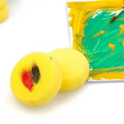 5/10/15 PCS Round Coloring Sponges — Watercolor & Craft Painting Sponge Set for Art Projects