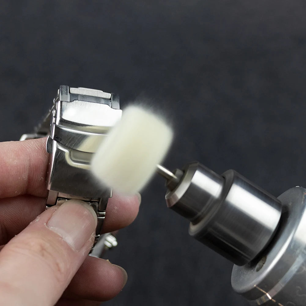 1-10pcs Mini 3mm Felt Polishing Brush – Sanding & Grinding Heads for Dremel Rotary Tool Jade Buffing