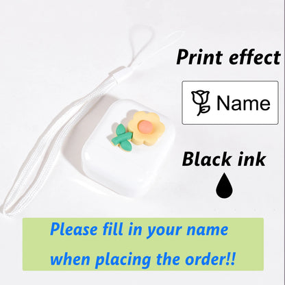 Custom Kids Name Stamp - Personalized Waterproof Clothing Label & Signature Seal