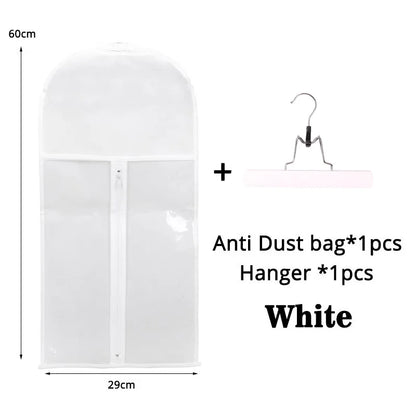 Wig Storage Bag with Hanger - Dustproof Protective Organizer Case for Hair Extensions & Wigs