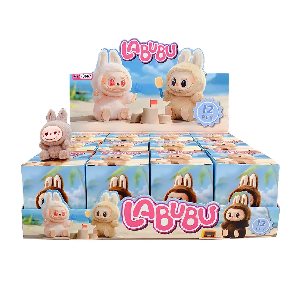Mini Labubu Blind Box – The Monsters Heartbeat Macaron Enamel PVC Figurine Kawaii Tabletop Ornament Gift