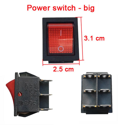 Kids Electric Ride-On Car Switch - Replacement Power Switch for Toy Cars, Motorcycles & Remote Control Vehicles
