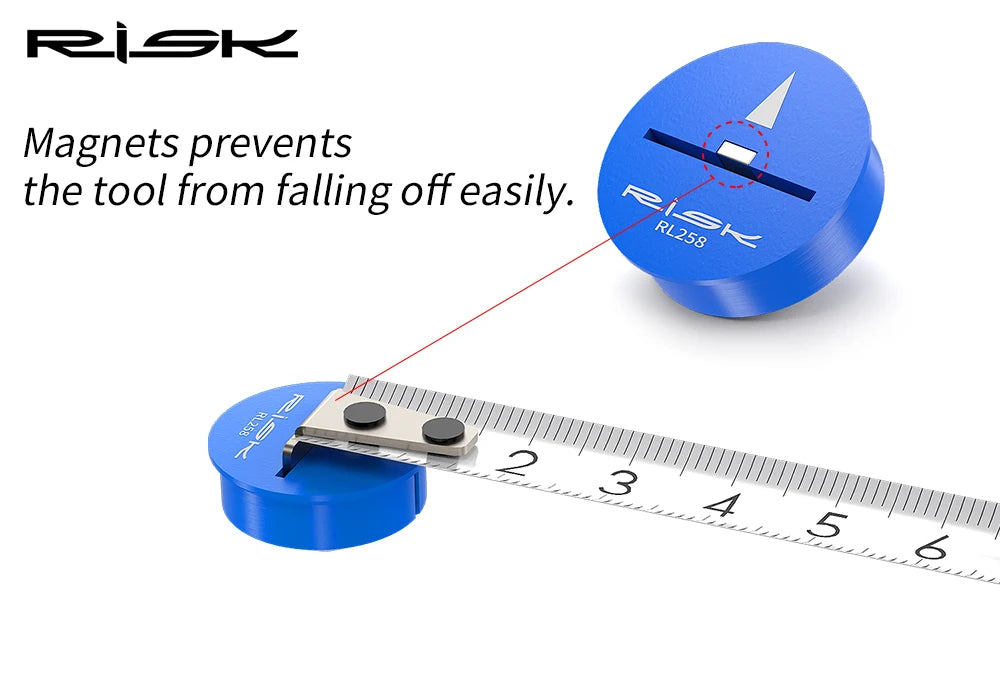 RISK Bicycle Seat Cushion Height Measuring Tool – Bike Fitting & Measurement Gauge