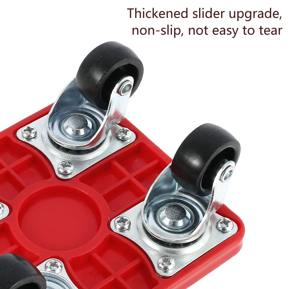 Heavy-Duty Furniture Mover Set: Transport Lifter with 360° Rotation Universal Wheel - Ideal for Moving Heavy Objects, Hand Tools Included