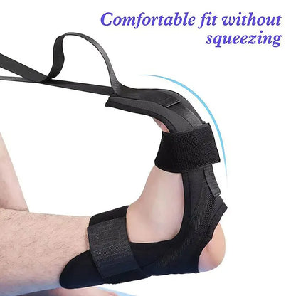 Soft Yoga Ligament Stretching Belt | Three Colors Stretch Strap for Leg and Hamstring Pain Relief