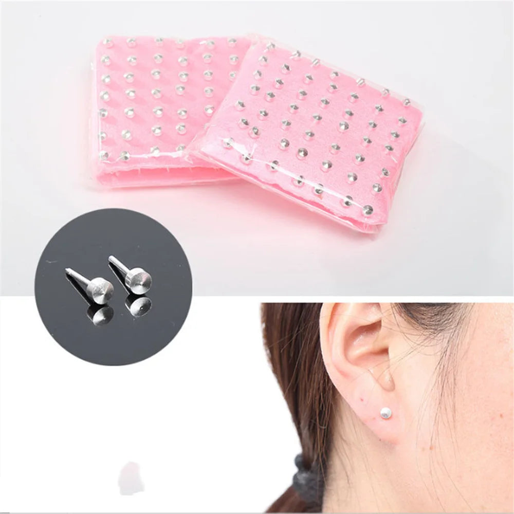 98pcs Ear Piercing Stud Earrings - Medical Body Jewelry Set for Piercing Gun Tools and Accessories