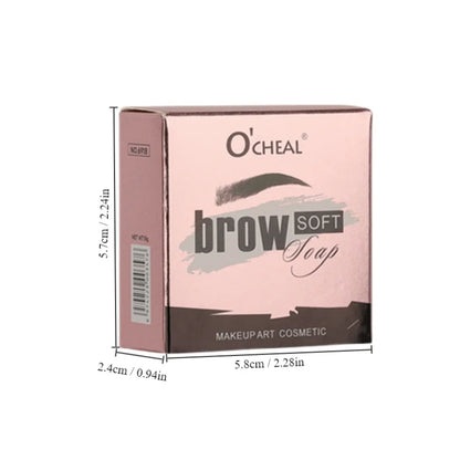 Waterproof 3D Eyebrow Styling Cream – Quick-Drying Natural Brow Pomade, Sculpting Gel Wax for Eyebrow Setting
