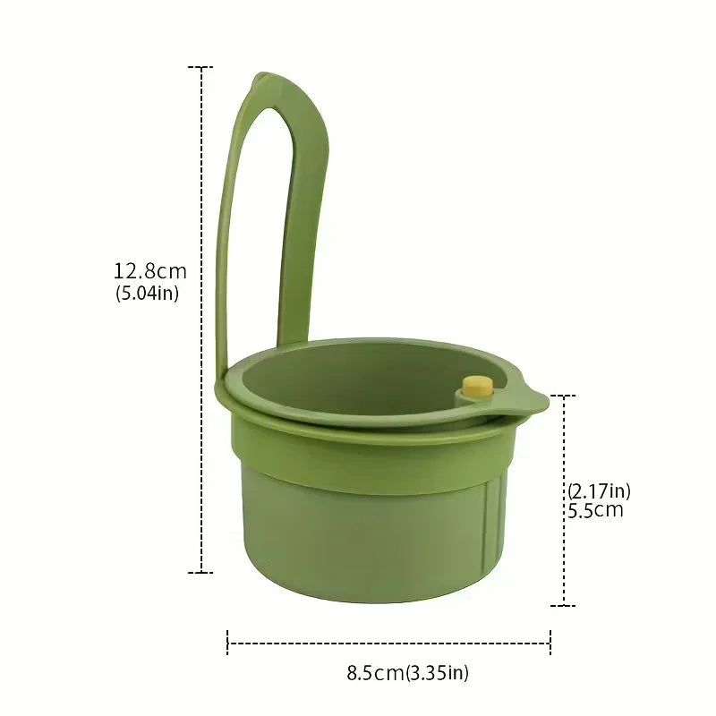 Press-Type Drain Basket - Multi-Functional Food Strainer and Sink Organizer for Kitchen & Bathroom
