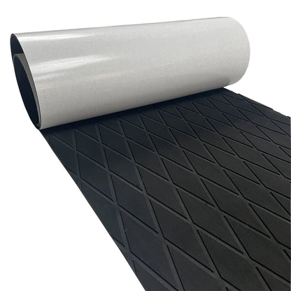 240x60cm EVA Boat Floor Mat - Diamond Anti-Slip UV Resistant Marine Deck Carpet