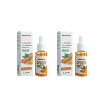 Turmeric Brightening Facial Serum – Antioxidant Skin Care & Dark Spot Corrector (1/2/3-Piece Set)
