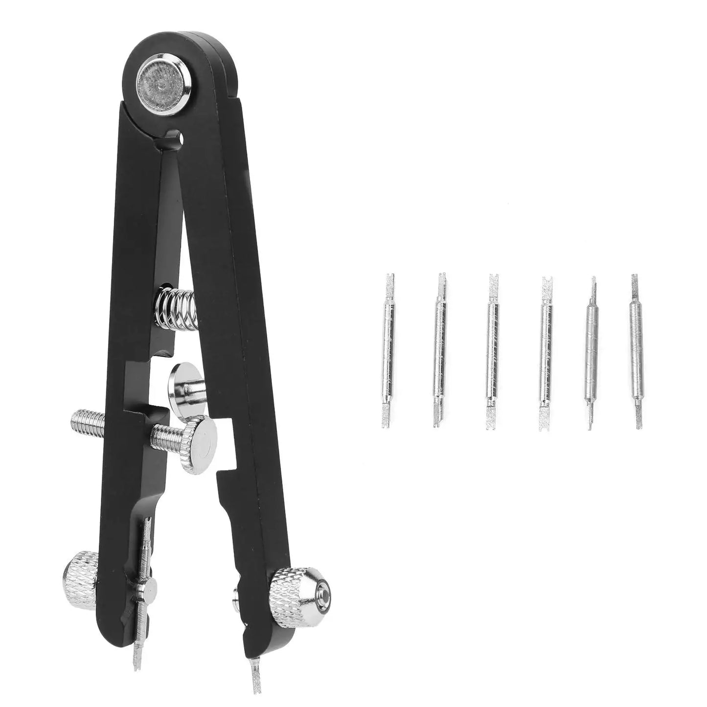 6825 Spring Bar Plier Watch Repair Tool – Band Remover & Chain Replacement Tool with Pins for Watchmakers