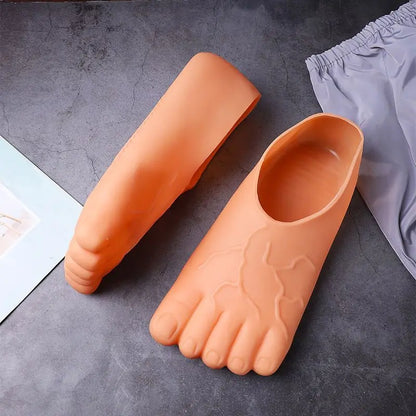 Big Foot Toe Shoes - Funny Unisex Red Five-Finger Novelty Footwear