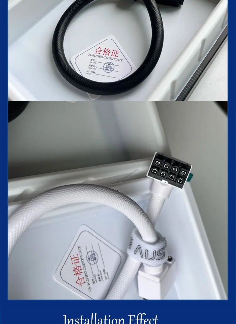 AIJS 8-Pin ARGB CPU Power Extension Cable – One-Line Computer Connection Extension Cord