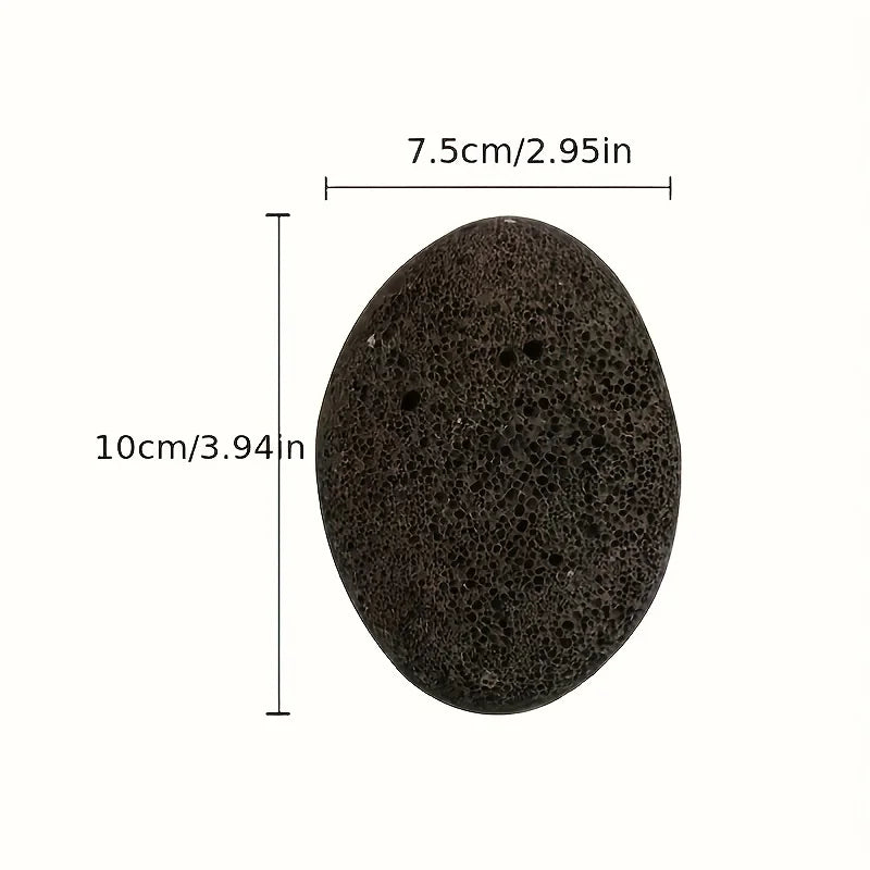 Natural Pumice Stone Foot & Hand File - Unscented Exfoliating Tool for Removing Rough Skin and Smoothing Feet & Hands