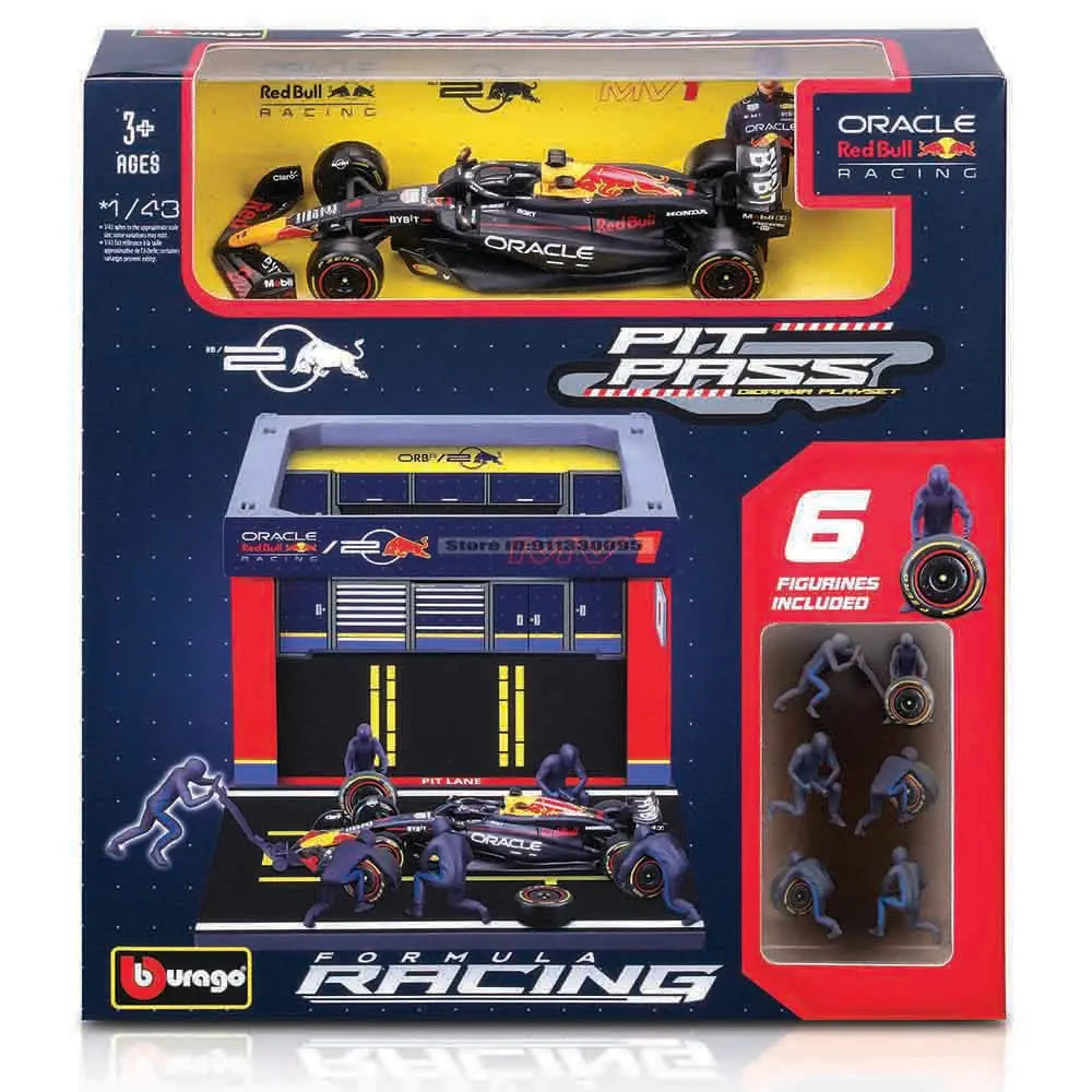 Bburago 1:43 2024 F1 Ferrari SF24 & RB20 Alloy Die-Cast Car Model – Luxury DIY Toy Series