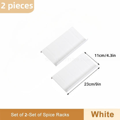 4-Layer Adjustable Kitchen Spice Rack – Drawer Organizer for Jars, Bottles & Pantry Storage