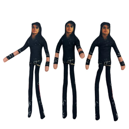Michael Jackson Plush Figure - 2026 Cosplay Prop Doll with Movable Joints for Room Decor & Gifts