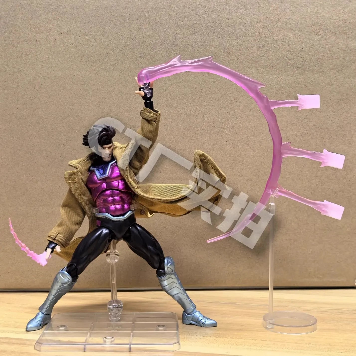 Ct Toys 1/12 Gambit Action Figure — Mafex 131 X-Men Comic Version | Anime Model Collectible Gift for Kids