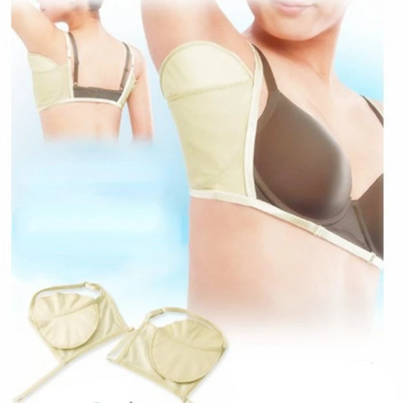 Reusable Underarm Sweat Pads - Washable Absorbent Deodorant Shields for Daily Wear