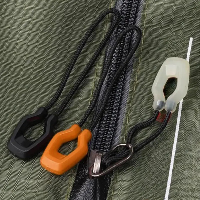 6/12PCS Zipper Pullers — Convenient Zipper Extensions for Jackets, Backpacks, Tents & Knapsack Accessories