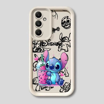 Disney Stitch TPU Silicone Phone Case — Soft Cartoon Cover for Samsung Galaxy A15/A25/A35/A52/A52s/A53/A54/A55/A71/A72/A73 5G