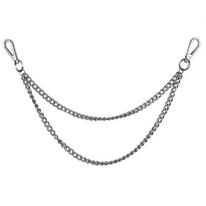 Punk Rock Metal Waist Chain Keychain – Unisex Hip-Hop Jewelry for Jeans, Wallets & Accessories