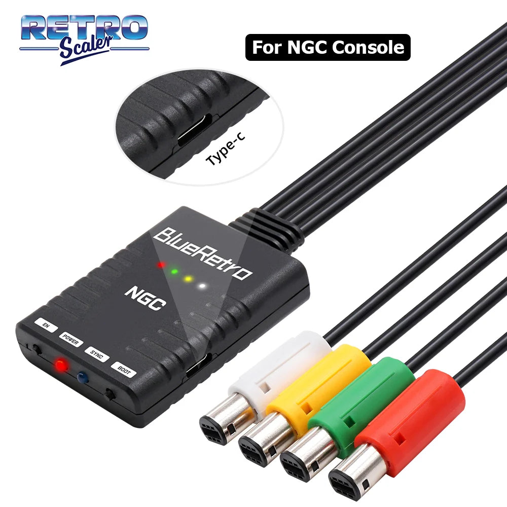 BlueRetro Wireless Adapter for GameCube – Connect PS3/PS4/PS5, Switch Pro, Wii & 8BitDo Controllers