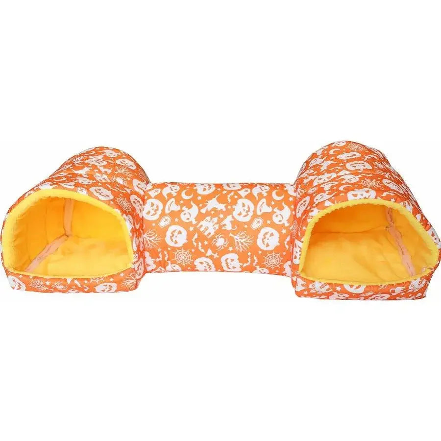 Small Pet Hideaway Tunnel - Cozy Hamster, Gerbil, Guinea Pig, and Ferret Sleeping Cave and Hideout Toy