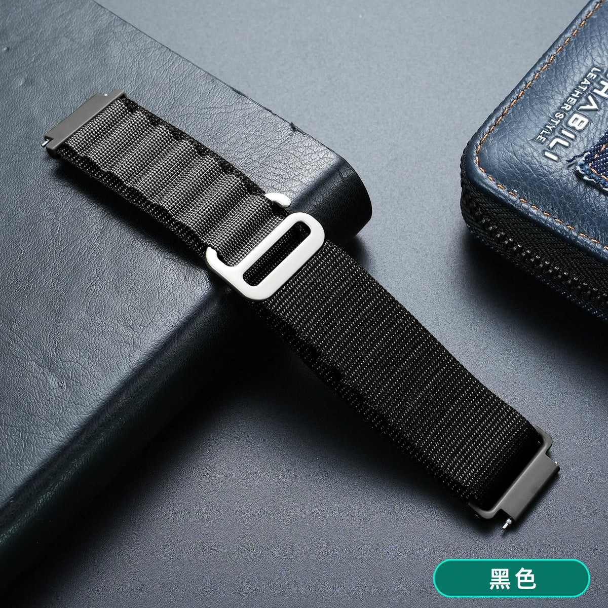 18mm Nylon Watch Band - Breathable Quick-Release Sports Strap for Casio F91 A158 A159 A168 A169 AE1200 AE1300 WS-1600 WS-1400