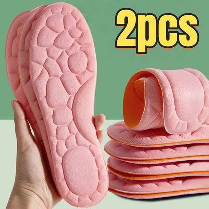 5D Memory Foam Insoles for Men - Shock Absorbing Deodorizing Shoe Inserts for Running, Sports and Outdoor Activities