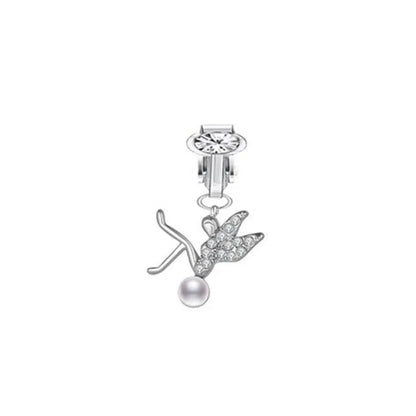 Faux Belly Ring - Non-Piercing Clip-On Navel Button Body Jewelry Belly Piercing Accessory