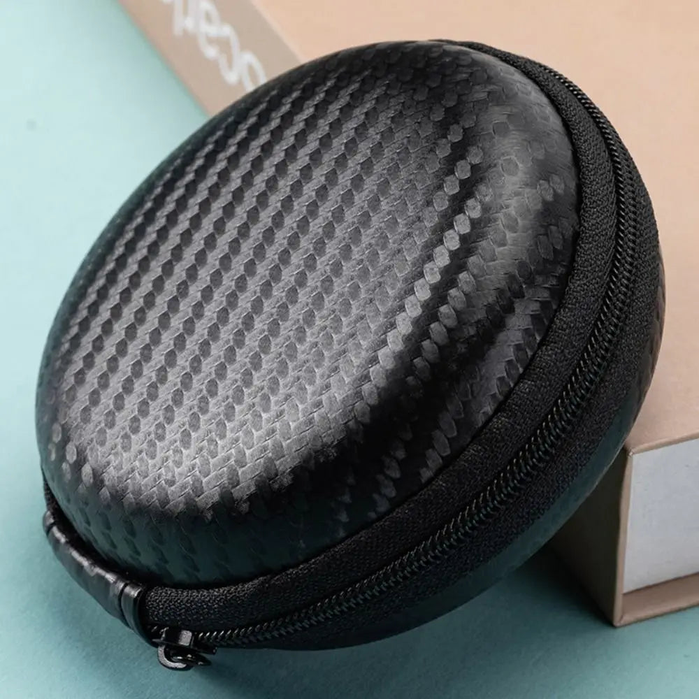 Shockproof Waterproof Headphone Case – EVA Hard Shell Carrying Box with Double Zipper & Dustproof Design
