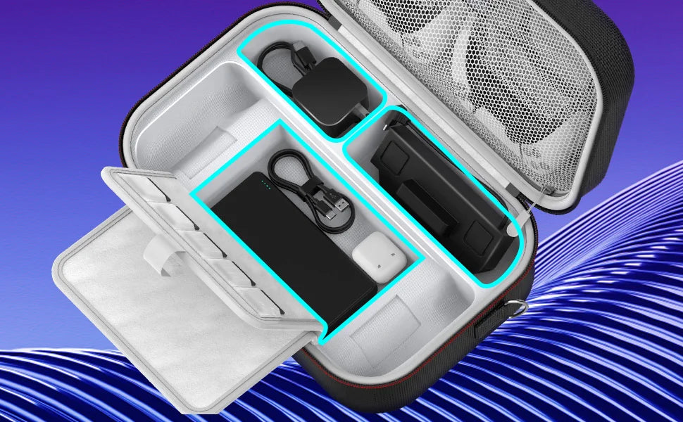 Steam Deck Carrying Case – Large Capacity Storage for Console & Accessories, Portable Case with Built-in Protection