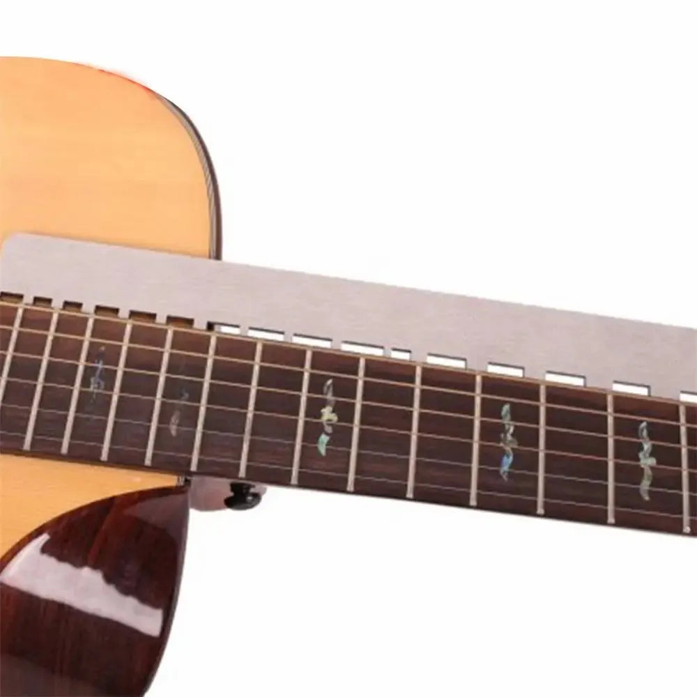 Miwayer Guitar Neck Notched Straight Edge — Luthier Tool with String Action Ruler Gauge for Gibson & Fender Electric Guitars