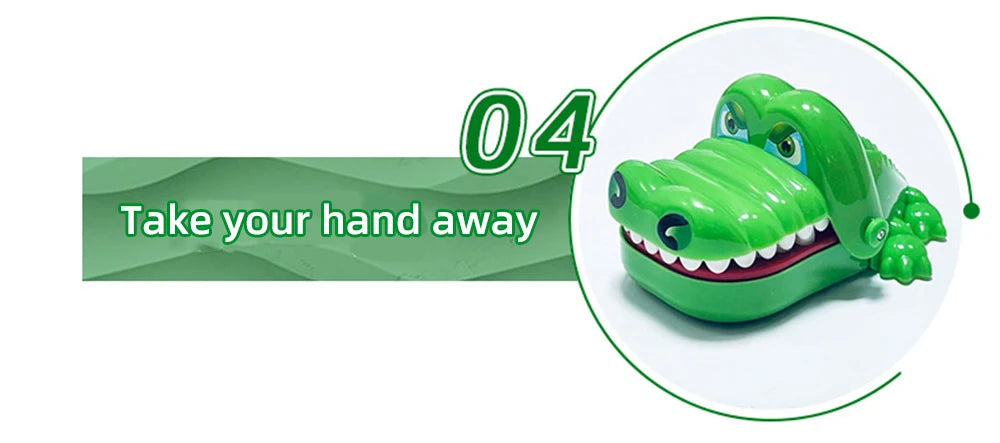 Crocodile Teeth Toy – Children's Finger Reaction Training, Lucky Game, Novelty Trick & Decompression Toy