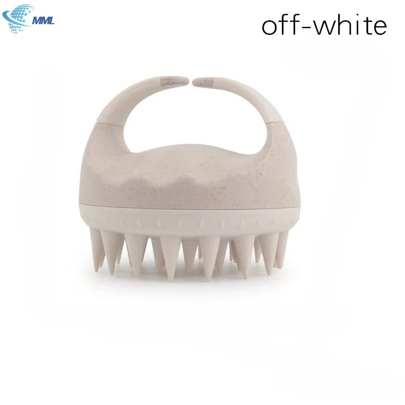 Silicone Scalp Massage Shampoo Brush - Soft Hair Washing Comb for Deep Cleaning, SPA Treatment & Salon Care