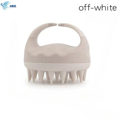 Silicone Scalp Massage Shampoo Brush - Soft Hair Washing Comb for Deep Cleaning, SPA Treatment & Salon Care