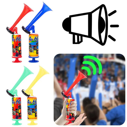 Handheld Air Horn – Loud Mini Pump Horn for Sports Events, Boating, and Birthday Parties