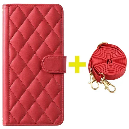 Xiaomi Redmi Note 11 Series Leather Flip Case – Crossbody Wallet Cover for Note 11 Pro 5G/11S/11E/10S/10T/9S/8 Pro